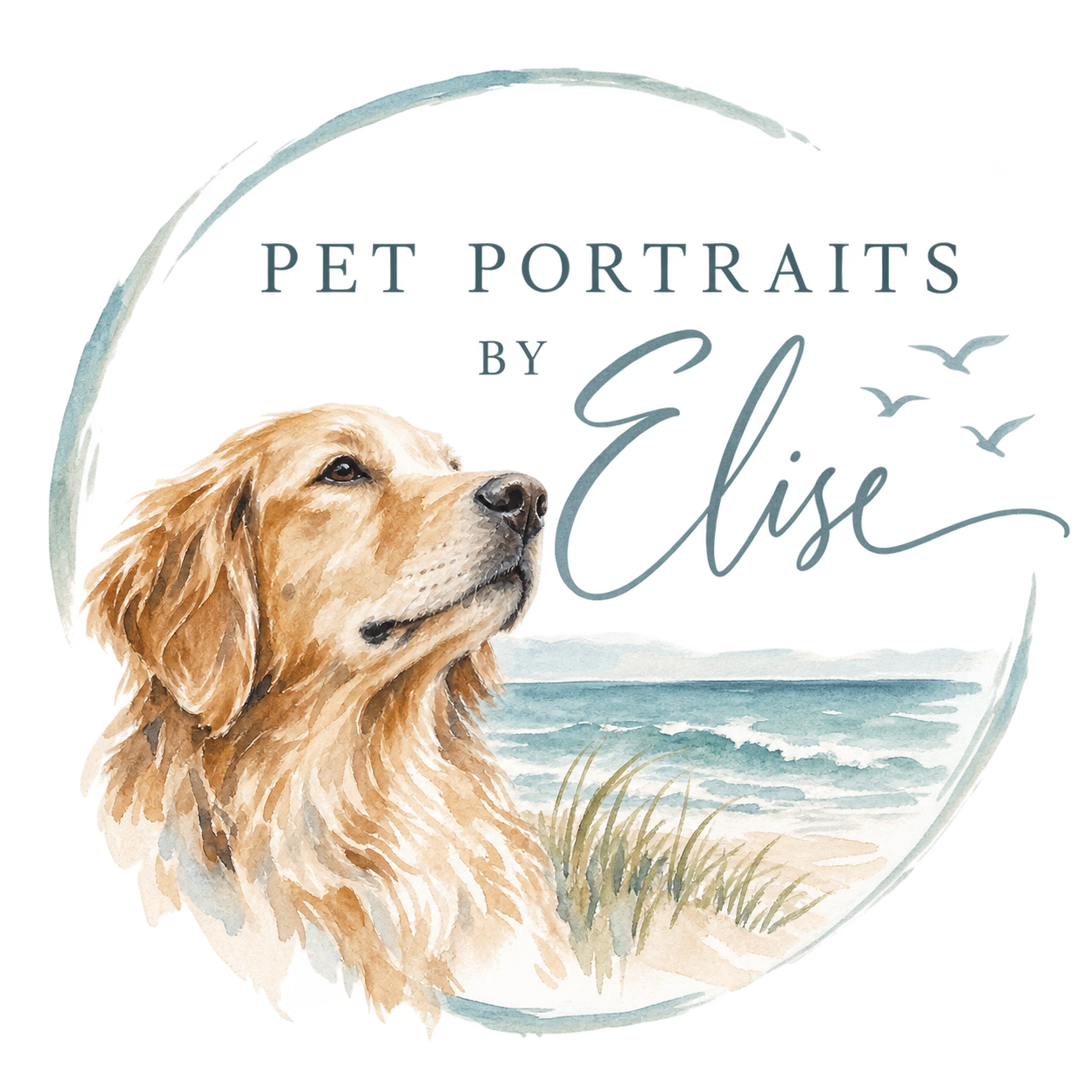 Pet Portraits by Elise logo